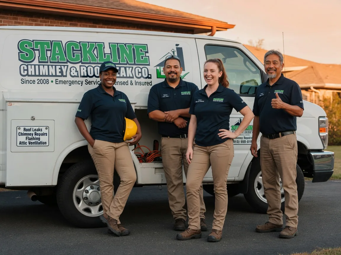 Chimney flashing repair company in Warr Acres, OK